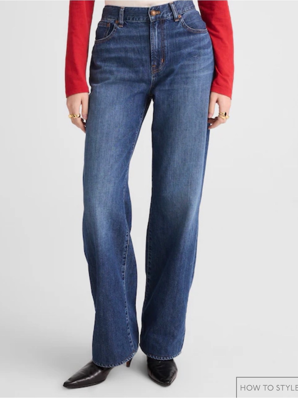 MADEWELL SIZE 24 The Perfect Vintage Wide-Leg Jean in SoftDrape NY009 $148‎